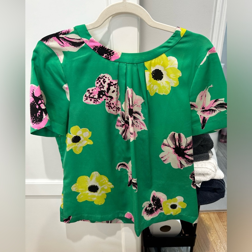 J crew women silky top Small